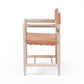 Parsal Dining Chair Nude Leather Blend By Bd Studio 225869 001 Open Box 3
