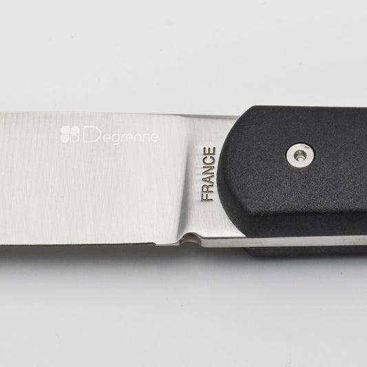 Mirror Mirage Gift Box Set of 6 Steak Knives in Anthracite by Degrenne Paris