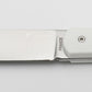 Mirror Mirage Gift Box of 6 Table Steak Knives in White by Degrenne Paris
