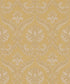 Damasco Wallpaper in Golden Yellow