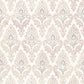 Damasco Wallpaper in Pink/Ivory