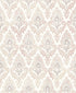 Damasco Wallpaper in Pink/Ivory