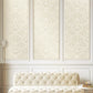 Damasco Wallpaper in Yellow/White