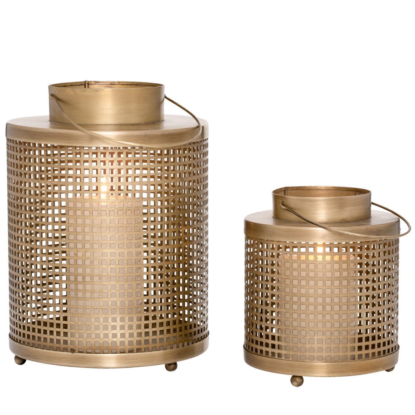 powell cutout screen antique brass hurricane in various sizes 1