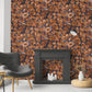 Paeonia Wallpaper in Heat Basalt