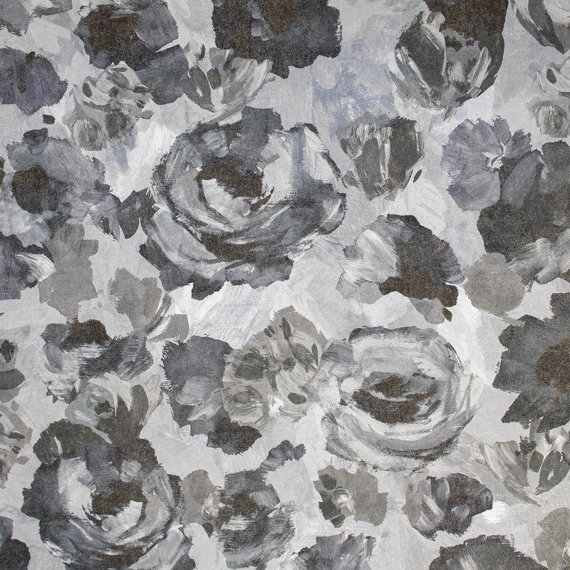 Paeonia Wallpaper in Navy Ash
