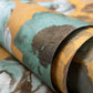 Paeonia Wallpaper in Teal Gold