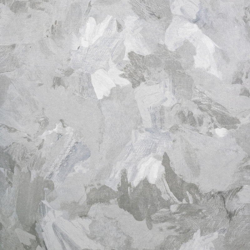 Sample Paeonia Plain Wallpaper in Ash