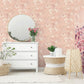 Paeonia Plain Wallpaper in Blush