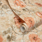 Petunia Wallpaper in Aurora Red Peach