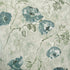 Sample Petunia Wallpaper in Steel Blue Sage