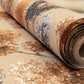 Tilia Wallpaper in Rust Peach