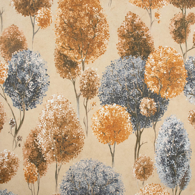 Tilia Wallpaper in Rust Peach