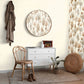 Tilia Plain Wallpaper in Cream
