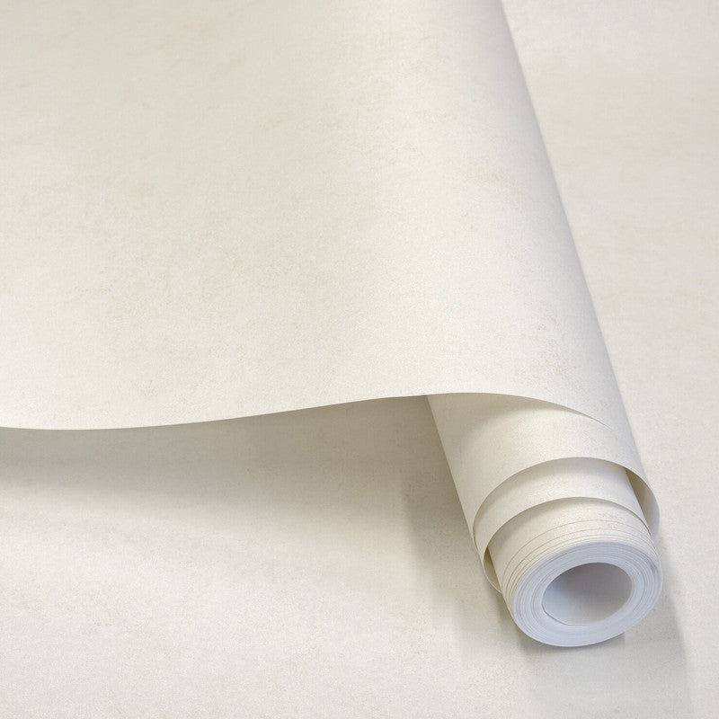 Tilia Plain Wallpaper in Cream