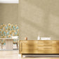 Tilia Plain Wallpaper in Clay