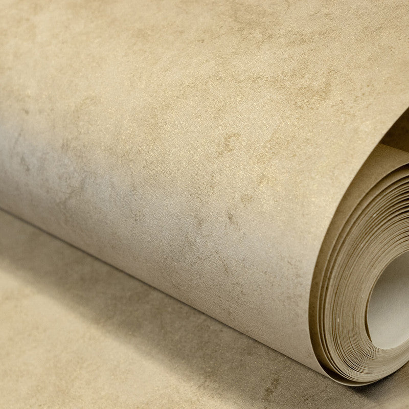 Tilia Plain Wallpaper in Clay