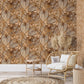 Monstera Wallpaper in Bronze Peach