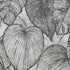 Monstera Wallpaper in Black Mid Lead