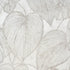 Monstera Wallpaper in Mirror White