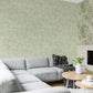 Monstera Plain Wallpaper in Sage