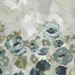 Paeonia Twinwall Wall Mural in Smaragd Grey