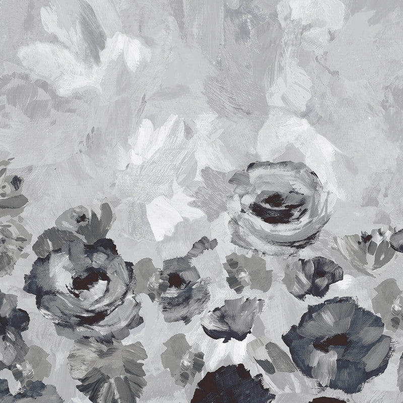 Paeonia Twinwall Wall Mural in Navy Ash