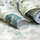 Petunia Twinwall Wall Mural in Steel Blue Sage