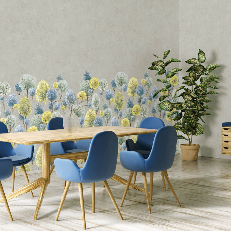 Tilia Twinwall Wall Mural in Citron Stone
