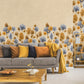 Tilia Twinwall Wall Mural in Rust Peach
