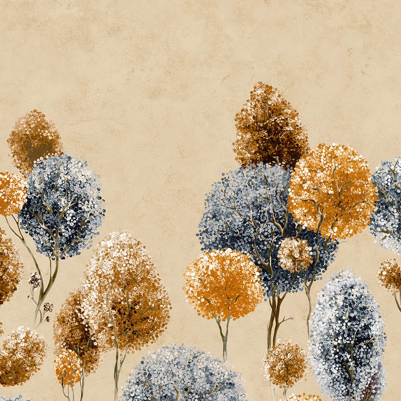 Tilia Twinwall Wall Mural in Rust Peach