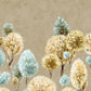 Tilia Twinwall Wall Mural in Mandarine Clay