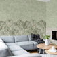 Monstera Twinwall Wall Mural in Olive Sage