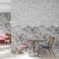 Monstera Twinwall Wall Mural in Black Mid Lead