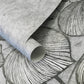 Monstera Twinwall Wall Mural in Black Mid Lead