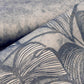 Monstera Twinwall Wall Mural in Navy Ash