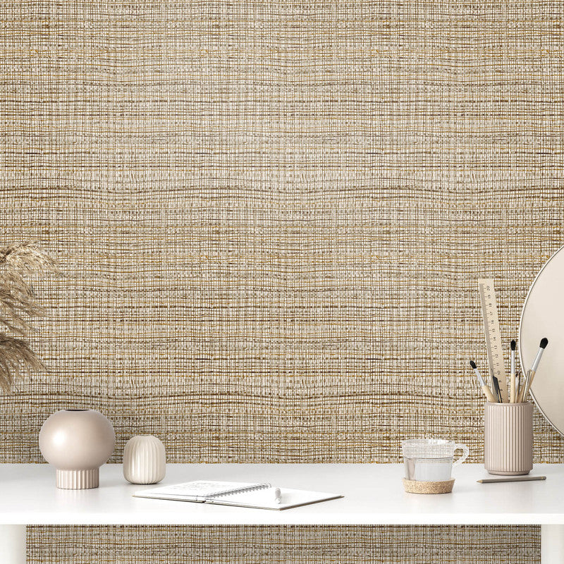 Fondo Wild Grass Wallpaper in Nutmeg