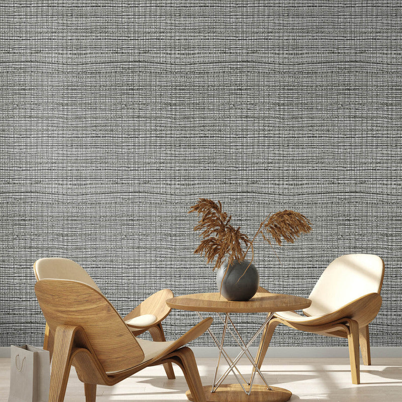Fondo Wild Grass Wallpaper in Black Cumin