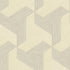 Synergy Geometric Wallpaper in Beige Neutral