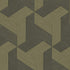 Synergy Geometric Wallpaper in Bronze Brown