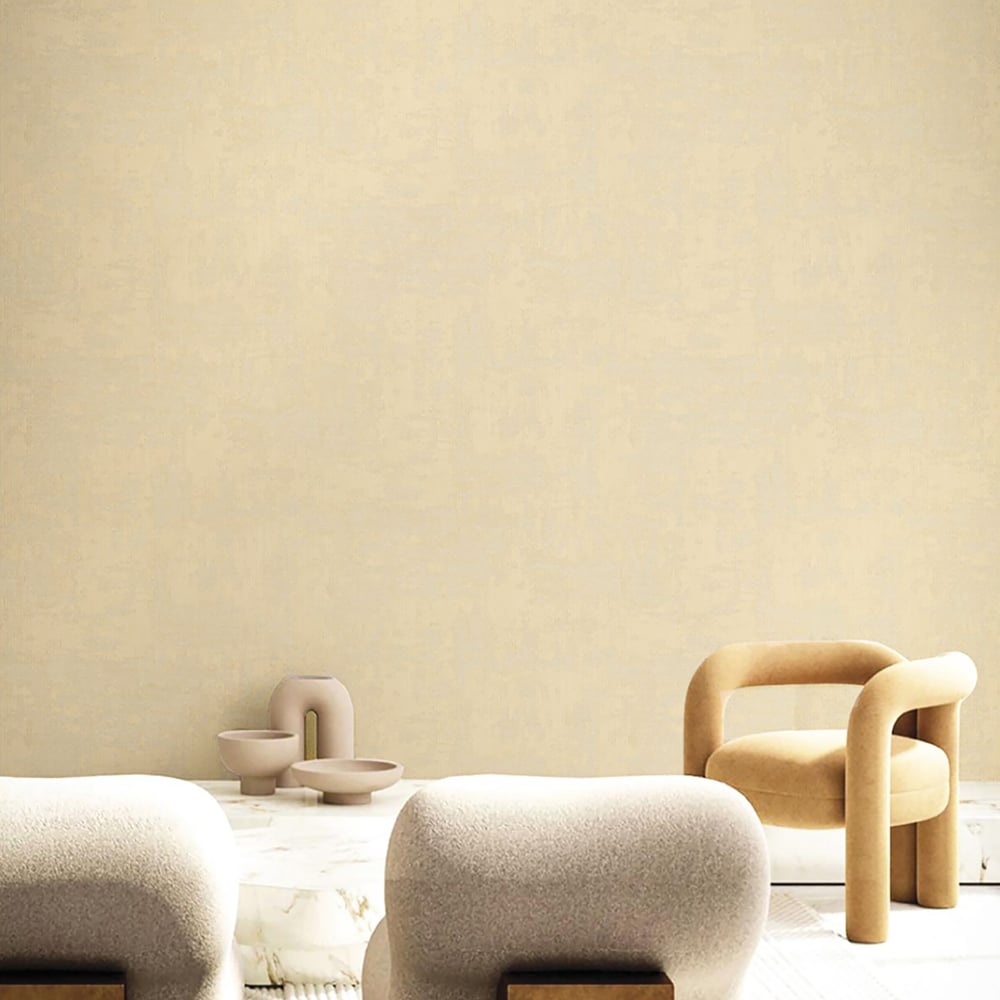 Synergy Distressed Texture Wallpaper in Neutral Beige