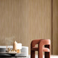 Synergy Stripe Texture Wallpaper in Bronze Brown