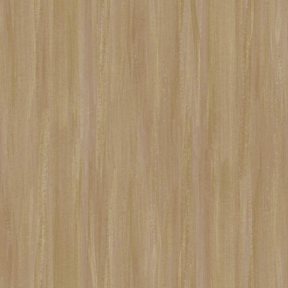 Sample Synergy Stripe Texture Wallpaper in Bronze Brown