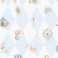 Bambino Cirque In Blue Galerie Wallcoverings 282 2 1