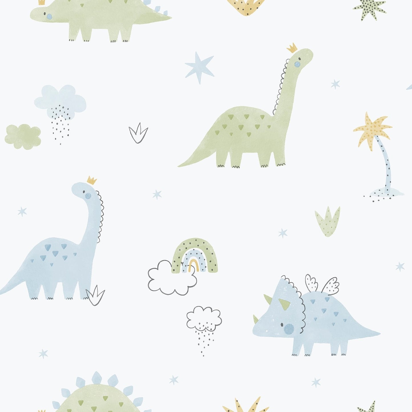 Bambino Dino In Blue Galerie Wallcoverings 283 2 1