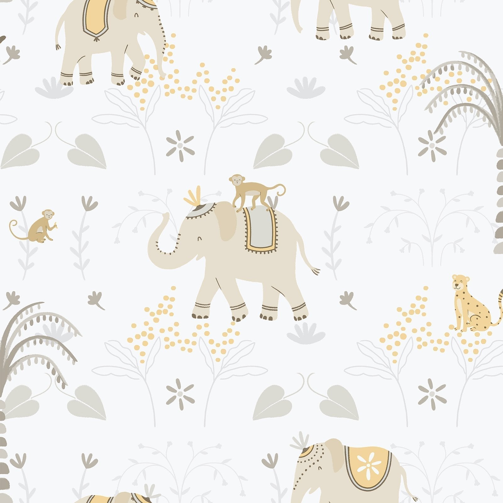 Bambino Elefun In Beige Galerie Wallcoverings 285 3 1