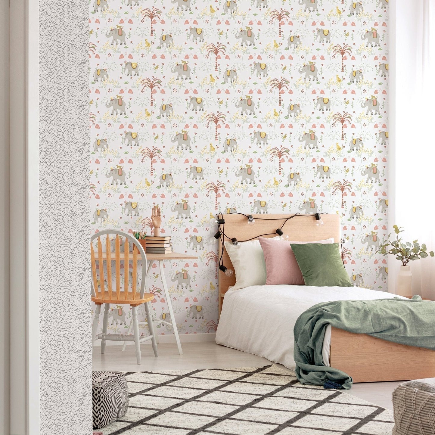 Bambino Elefun In Silver Grey Galerie Wallcoverings 285 4 2
