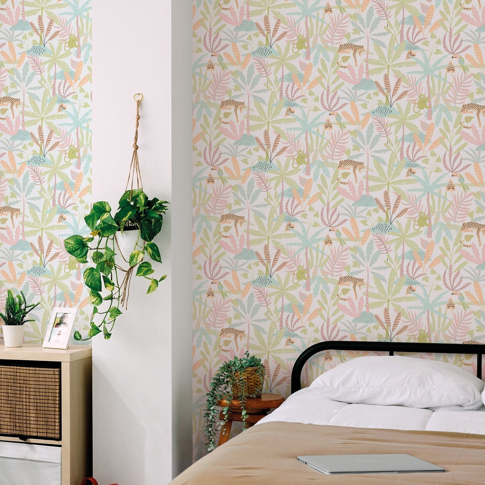 Bambino Jungly In Pink Galerie Wallcoverings 286 1 2