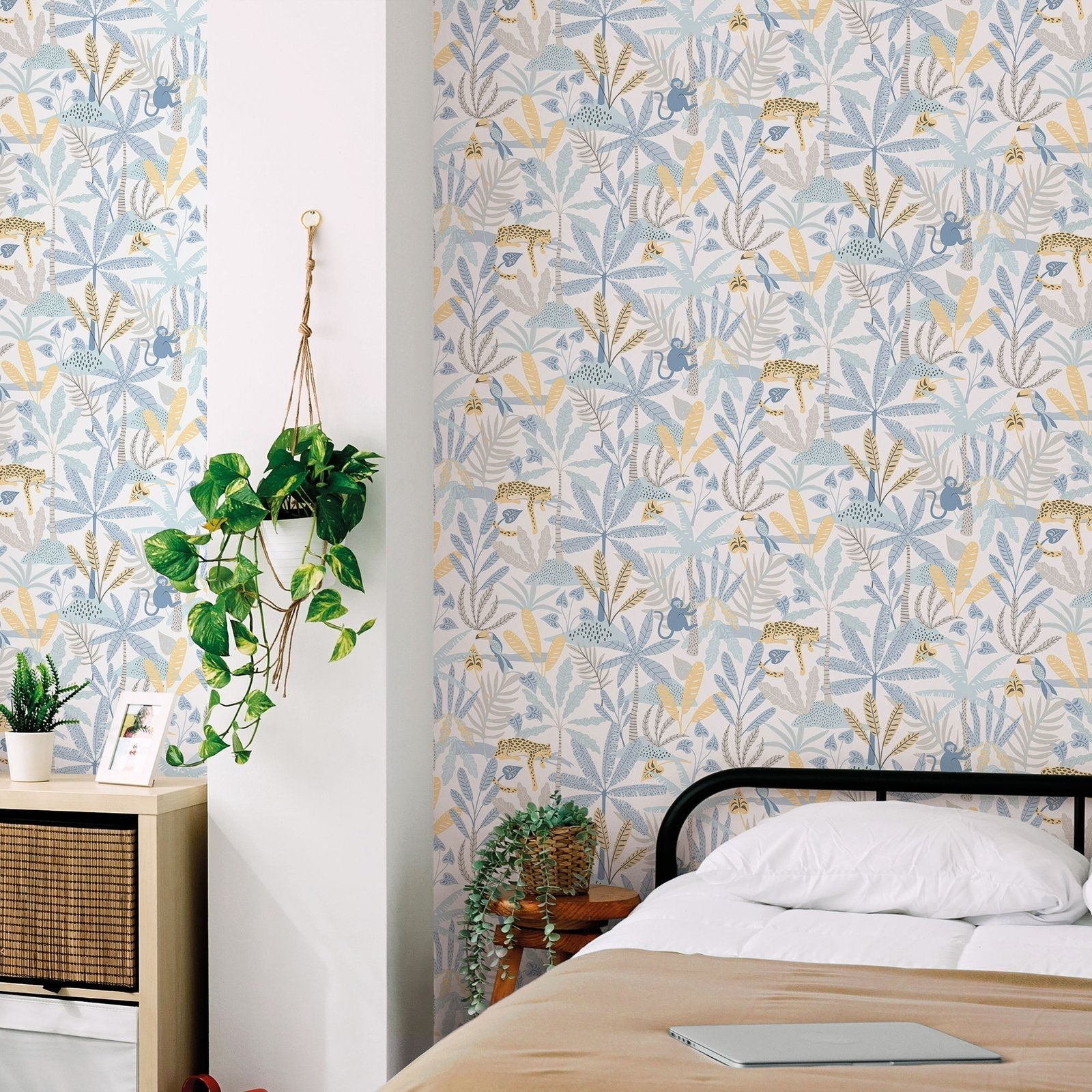 Bambino Jungly In Blue Galerie Wallcoverings 286 2 2