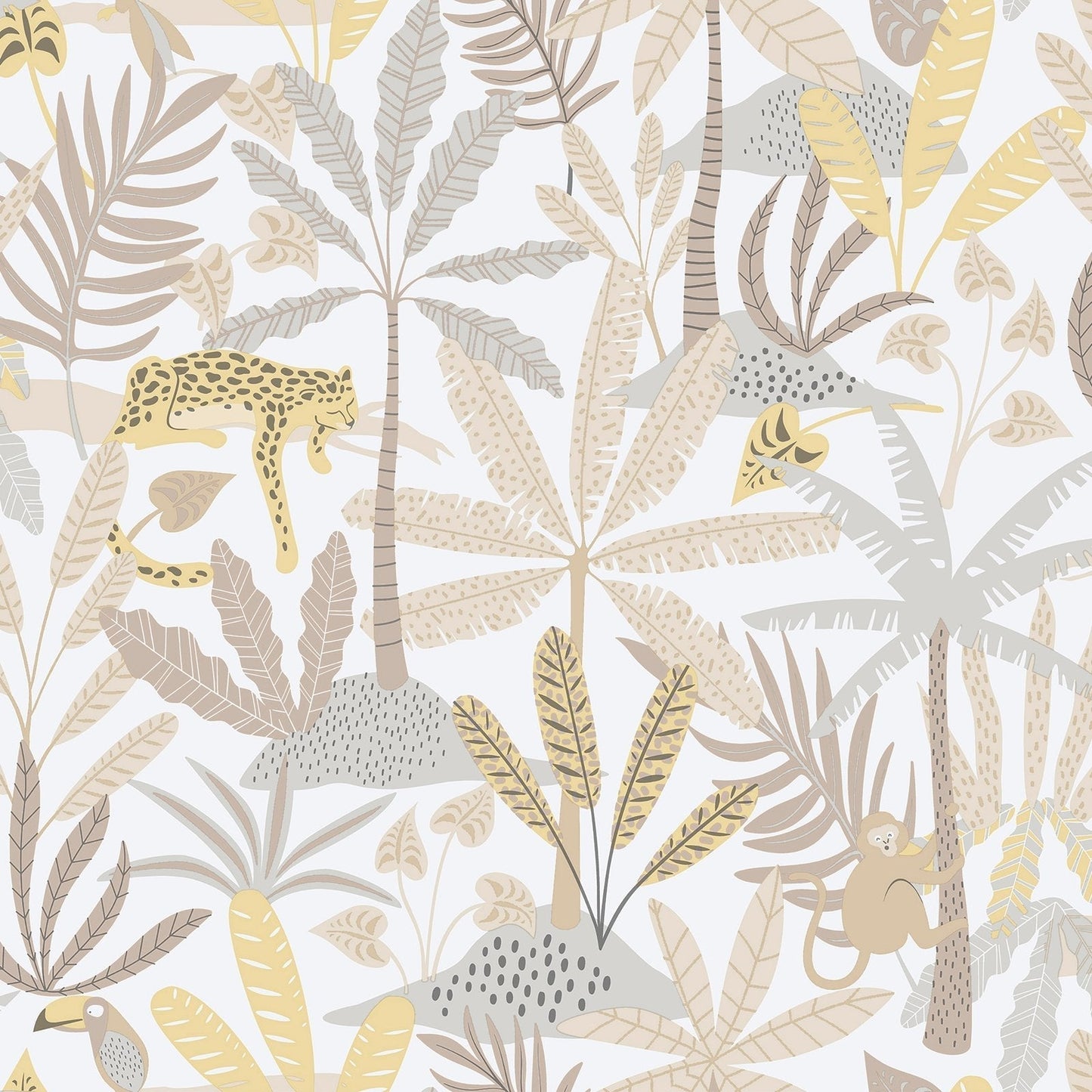 Bambino Jungly In Yellow Galerie Wallcoverings 286 3 1